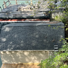 Exterior-House-Washing-Boathouse-Deck-Cleaning-Project-in-Lake-Lure-NC 2