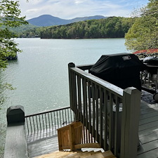 Exterior-House-Washing-Boathouse-Deck-Cleaning-Project-in-Lake-Lure-NC 15
