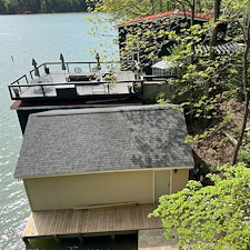 Exterior-House-Washing-Boathouse-Deck-Cleaning-Project-in-Lake-Lure-NC 19