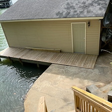 Exterior-House-Washing-Boathouse-Deck-Cleaning-Project-in-Lake-Lure-NC 21