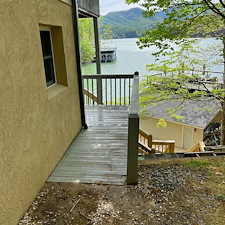 Exterior-House-Washing-Boathouse-Deck-Cleaning-Project-in-Lake-Lure-NC 26
