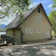Exterior-House-Washing-Boathouse-Deck-Cleaning-Project-in-Lake-Lure-NC 27