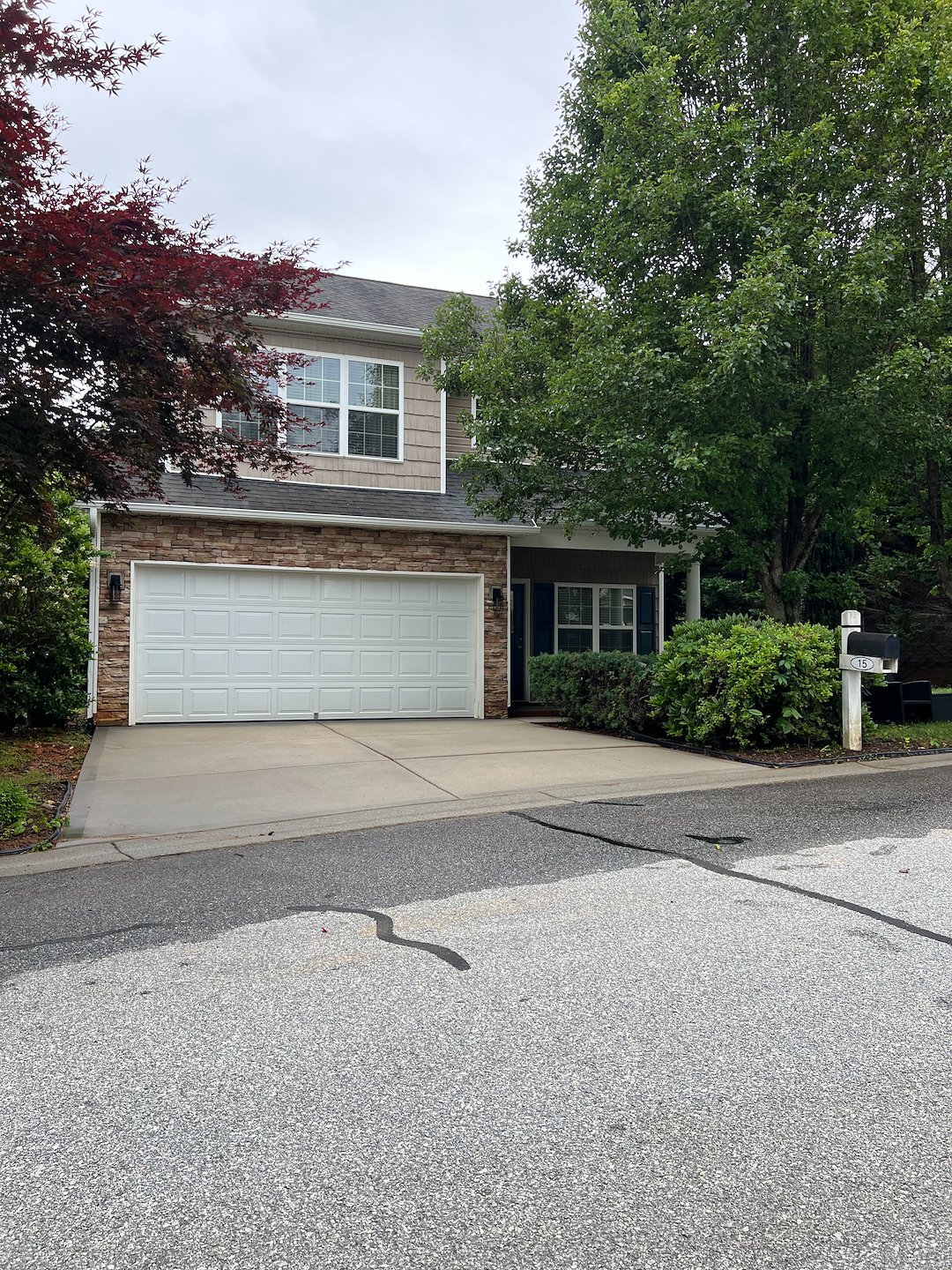 Exterior House Washing, Concrete Cleaning & Gutter Cleaning Project in Arden, NC