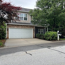 Exterior-House-Washing-Concrete-Cleaning-Gutter-Cleaning-Project-in-Arden-NC 1