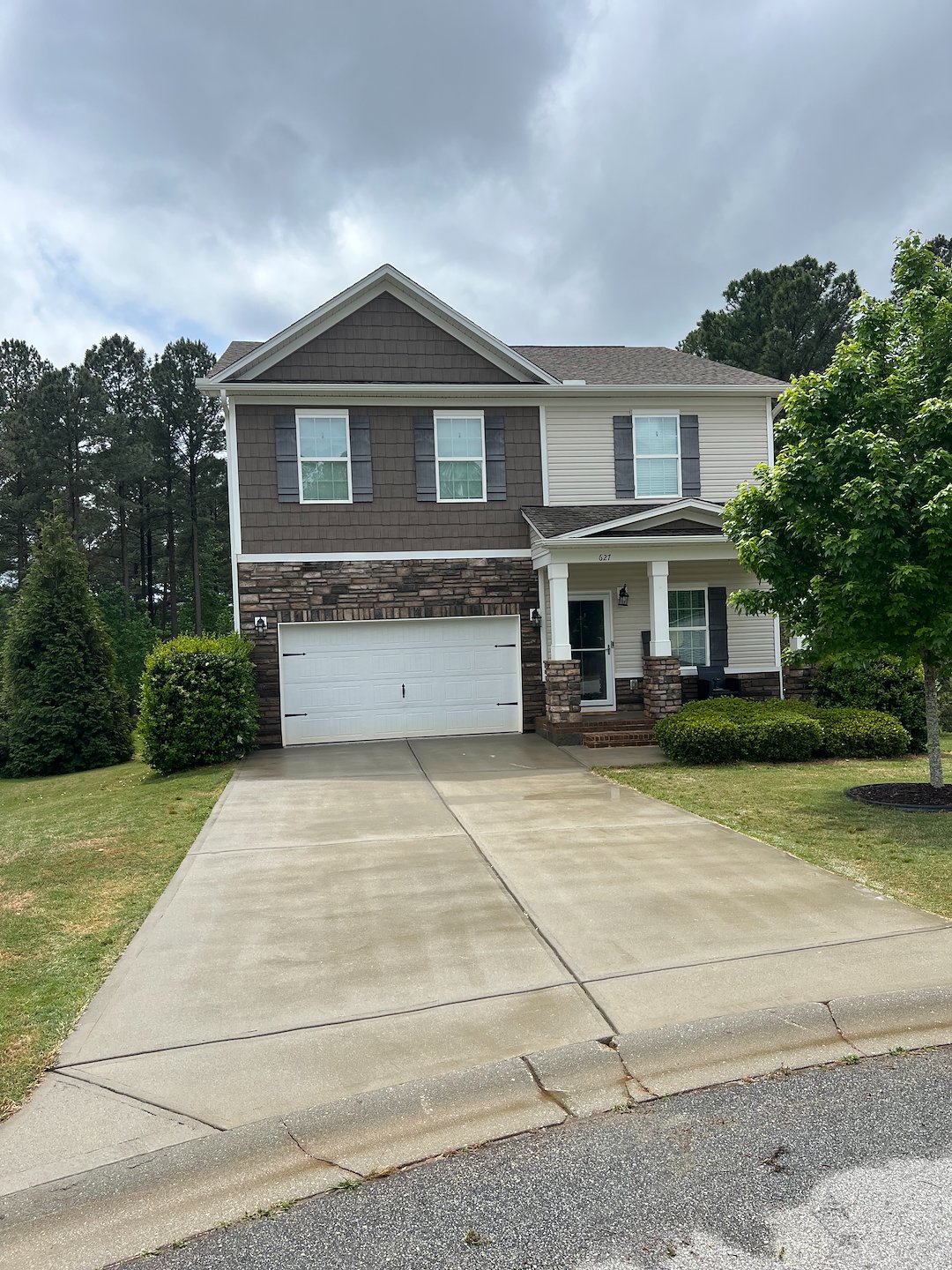 Exterior House Washing Project in Inman, SC