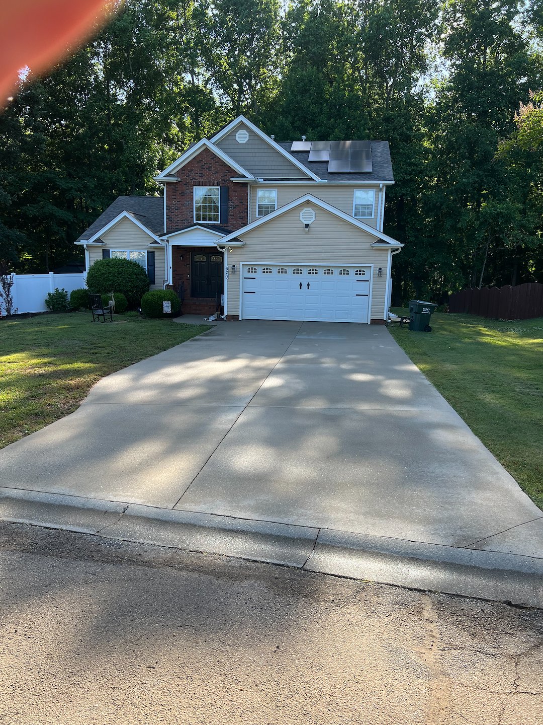Exterior House Washing & Driveway Cleaning Project in Lyman, SC